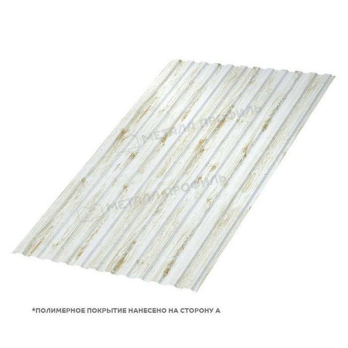 Профлист Металл Профиль МП-10 0,5 ECOSTEEL® матовый Беленый Дуб
