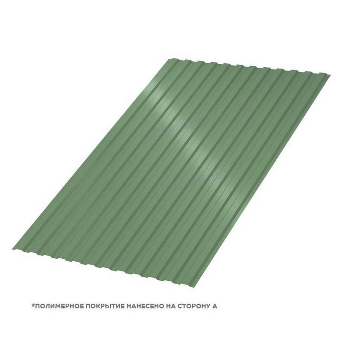 Профлист Металл Профиль МП-10 0,5 PURETAN® RR 11 Элегантный зеленый