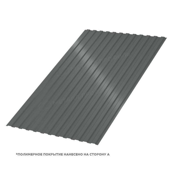 Профлист Металл Профиль МП-10 0,5 PURETAN® RR 23 Темно-серый