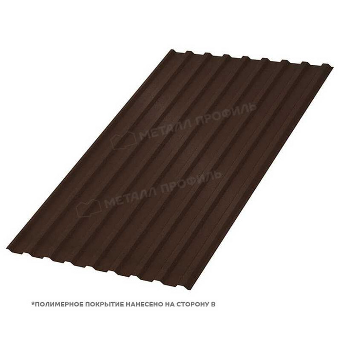 Профлист Металл Профиль МП-20 VALORI 0.5 мм Brown/Коричневый