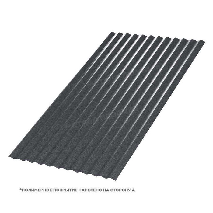 Профлист Металл Профиль МП-18 0,5 PURMAN® RAL 9005 Черный темный