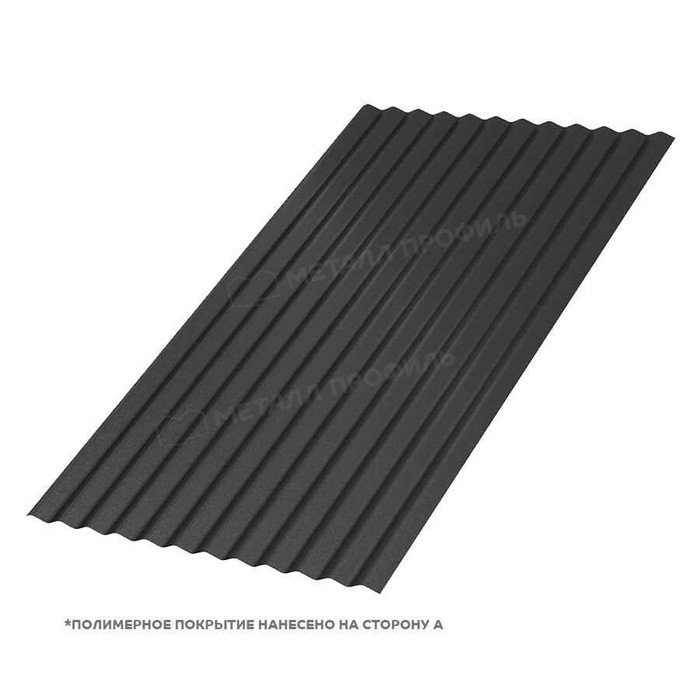 Профлист Металл Профиль МП-18 0,45 VikingMP® RAL 9005 Черный темный