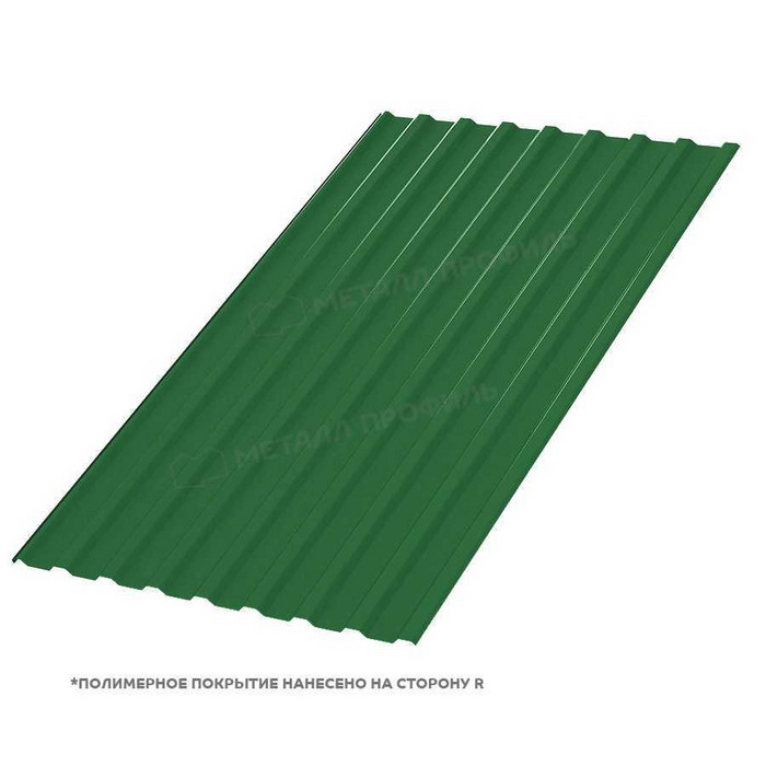 Профлист Металл Профиль МП-20 0,5 NormanMP RAL 6002 Зеленый лист