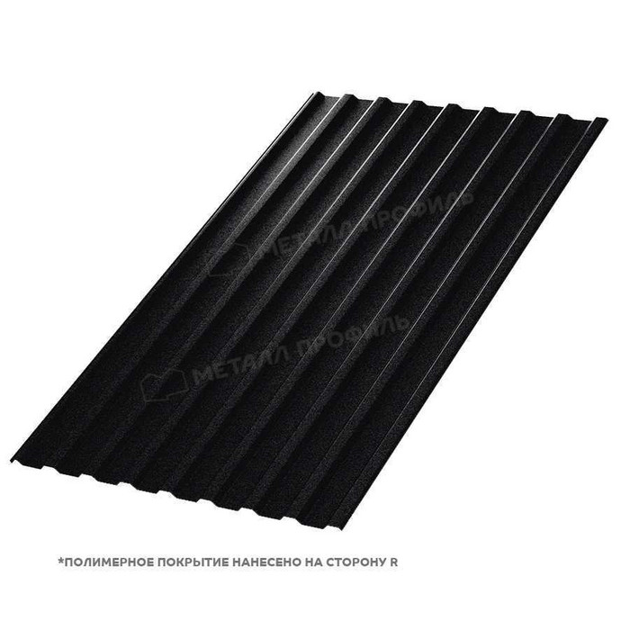 Профлист Металл Профиль МП-20 0,45 VikingMP® RAL 9005 Черный темный
