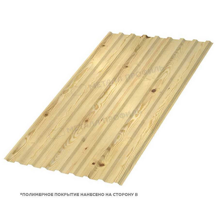 Профлист Металл Профиль МП-20 0,5 ECOSTEEL® Сосна