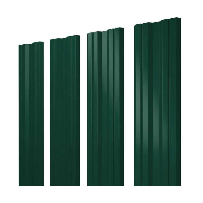 Штакетник Twin Grand Line 0,5 PurLite Matt RAL6005 Зеленый Мох